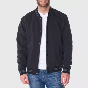 Men’s Varsity Jacket | Classic Letterman Coat Baseball Bomber Jacket | Lightweight Stylish Everyday Outerwear